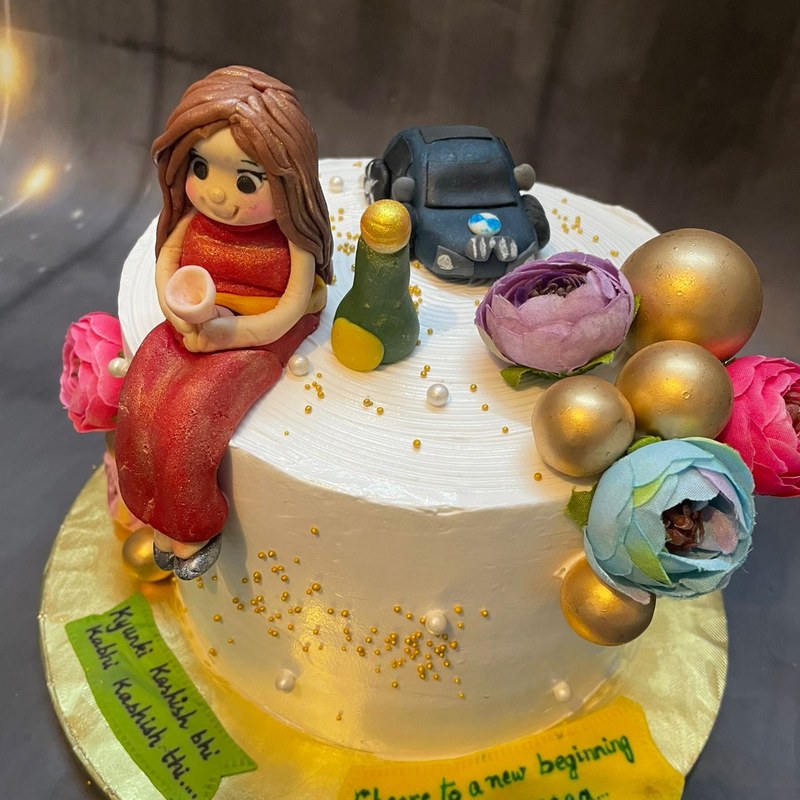 The Saasumaa Shower cake curated for Sheetal, Chennai, November 2025